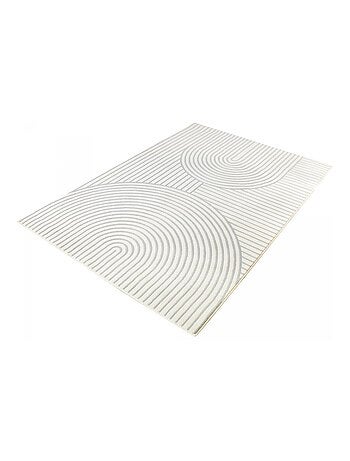 Tapis salon et chambre tissé motif géométrique LYN49 BINCI