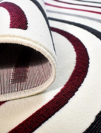 Tapis salon et chambre tissé motif géométrique LYN49 MUCOUR