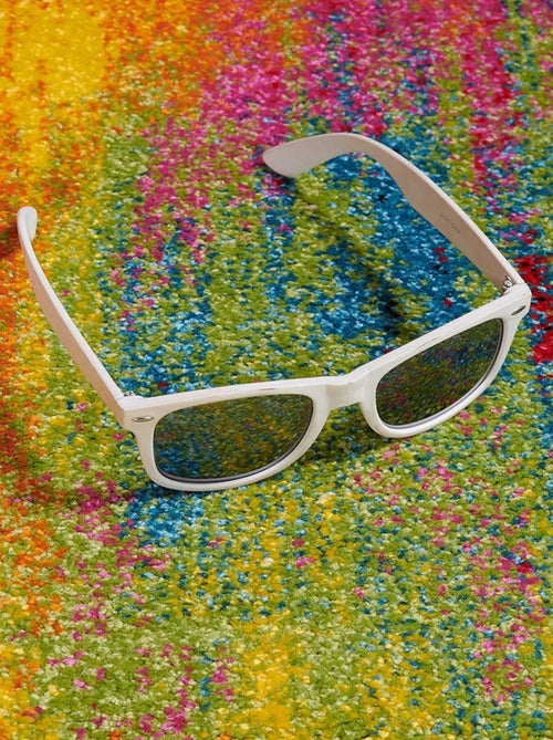 Tapis salon et chambre tissé motif géométrique LYN8 BELO 1 - Kiabi