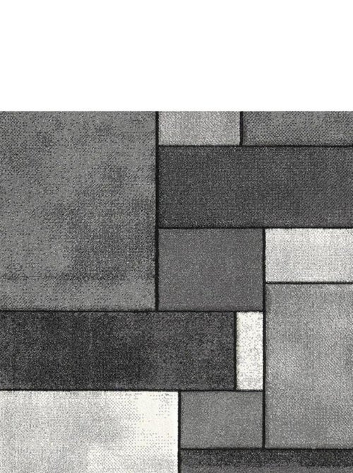 Tapis salon et chambre tissé motif géométrique LYN8 GEOME - Kiabi