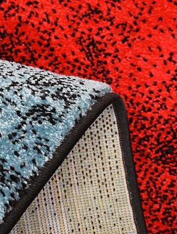 Tapis salon et chambre tissé motif géométrique LYN8 GEOME