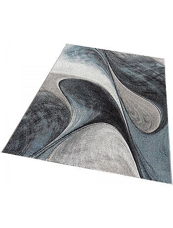 Tapis salon et chambre tissé motif géométrique LYN8 MADILA