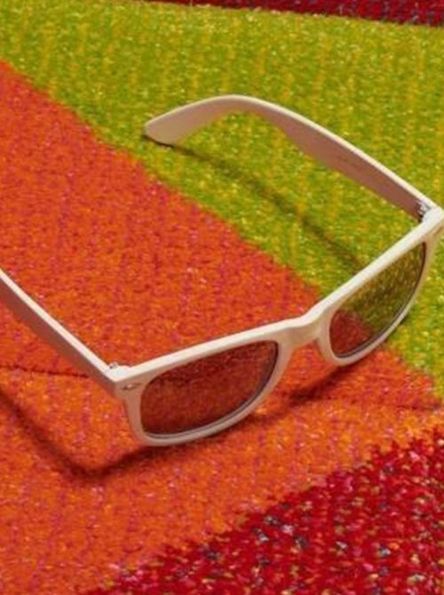 Tapis salon et chambre tissé motif géométrique LYN8 MARIX - Kiabi