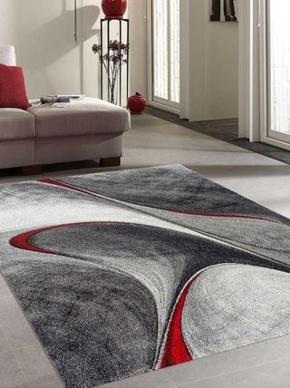 Tapis salon et chambre tissé motif géométrique LYN8