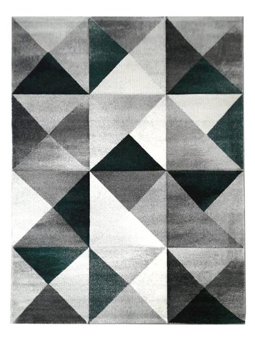 Tapis salon et chambre tissé motif géométrique LYN8 TRANDOU - Kiabi