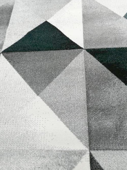 Tapis salon et chambre tissé motif géométrique LYN8 TRANDOU - Kiabi