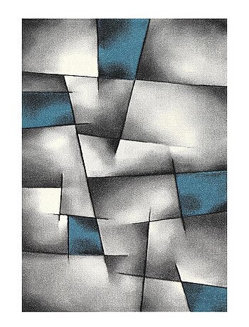 Tapis salon et chambre tissé motif géométrique ULTIMA