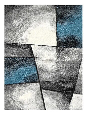 Tapis salon et chambre tissé motif géométrique ULTIMA