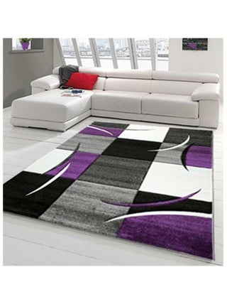 Tapis salon et chambre tissé motif géométrique LYN8