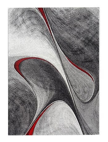 Tapis salon et chambre tissé motif géométrique MILAR