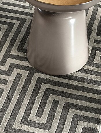 Tapis salon et chambre tissé motif géométrique MIRAGE