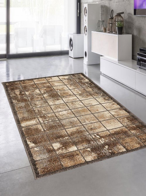 Tapis salon et chambre tissé motif géométrique NATACT 1 - Kiabi
