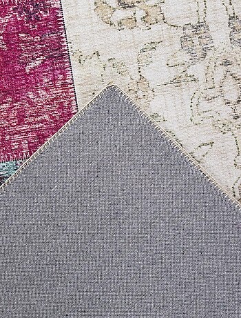 Tapis salon et chambre tissé motif géométrique NIKOL