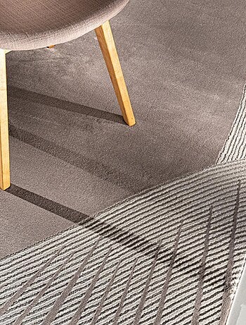 Tapis salon et chambre tissé motif géométrique OBEROI