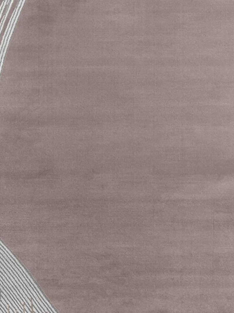 Tapis salon et chambre tissé motif géométrique OBEROI Rose - Kiabi