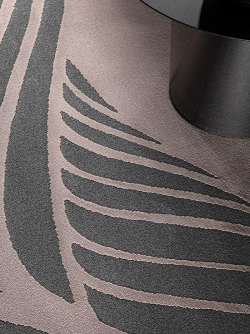 Tapis salon et chambre tissé motif géométrique PALM Rose - Kiabi