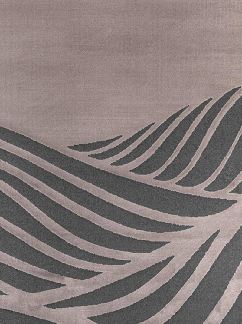 Tapis salon et chambre tissé motif géométrique PALM Rose - Kiabi