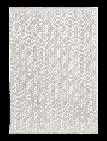Tapis salon et chambre tissé motif géométrique PERIU