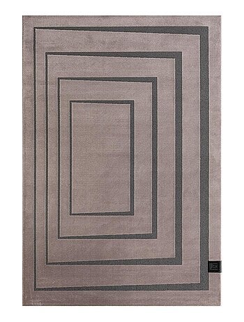 Tapis salon et chambre tissé motif géométrique PLAZA