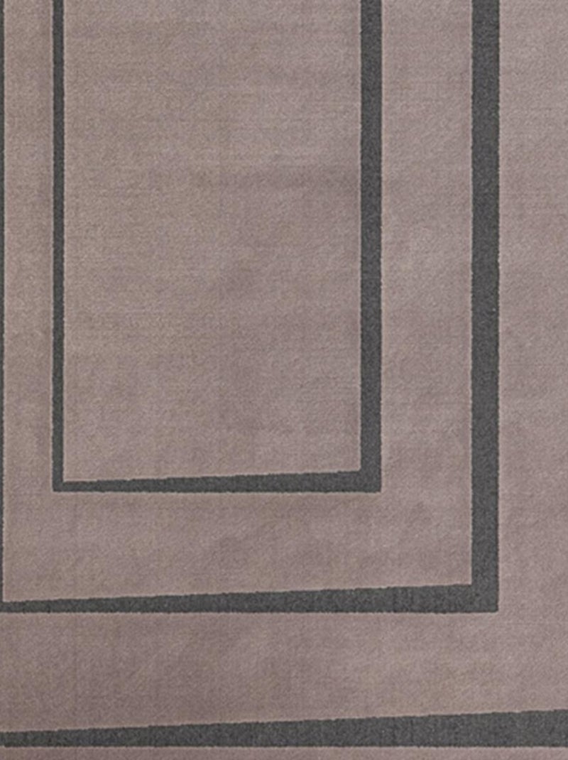 Tapis salon et chambre tissé motif géométrique PLAZA Rose - Kiabi