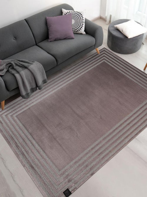 Tapis salon et chambre tissé motif géométrique PRELLUDE - Kiabi