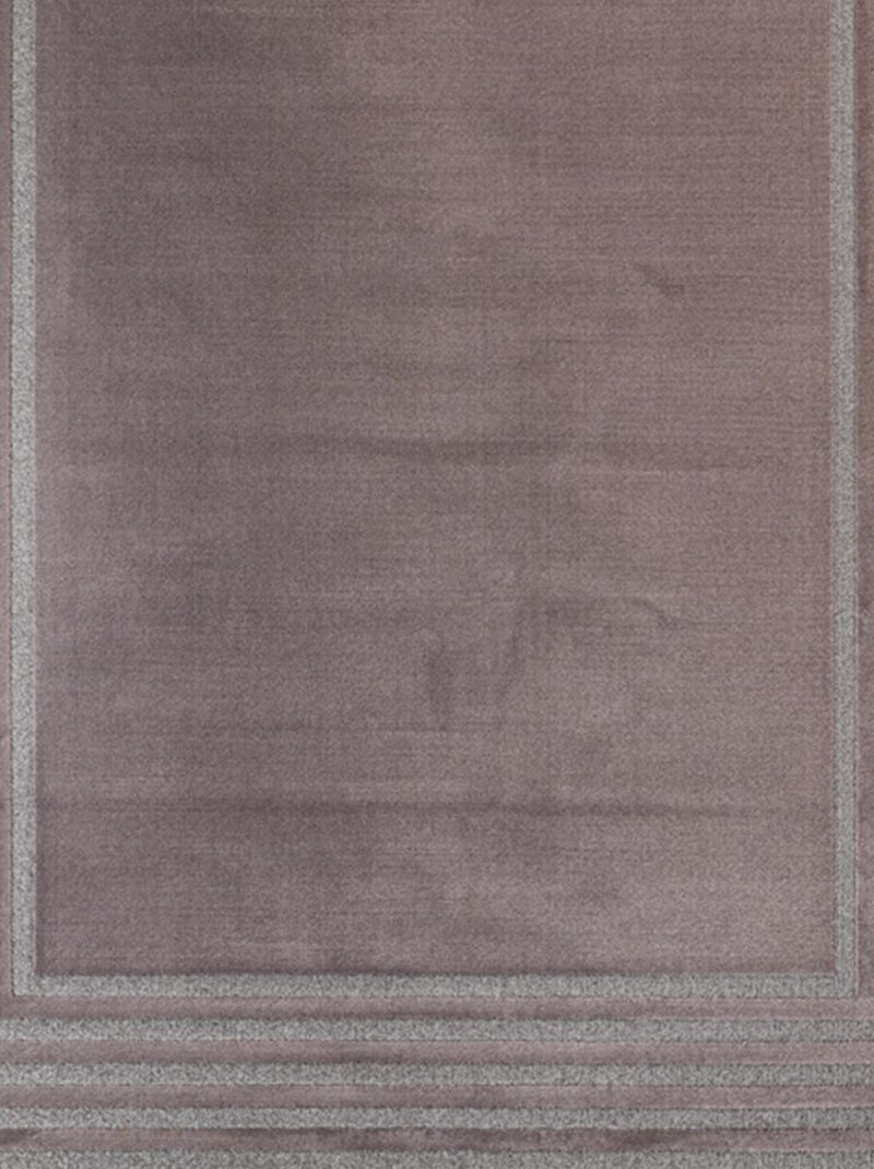 Tapis salon et chambre tissé motif géométrique PRELLUDE Rose - Kiabi