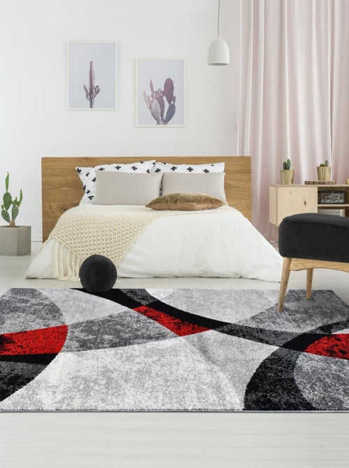 Tapis salon et chambre tissé motif géométrique RADULE - Kiabi