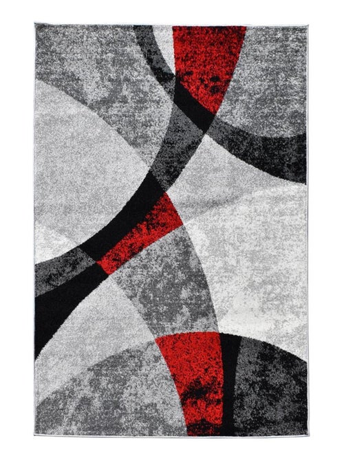 Tapis salon et chambre tissé motif géométrique RADULE - Kiabi