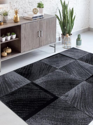 Tapis salon et chambre tissé motif géométrique SIPUR