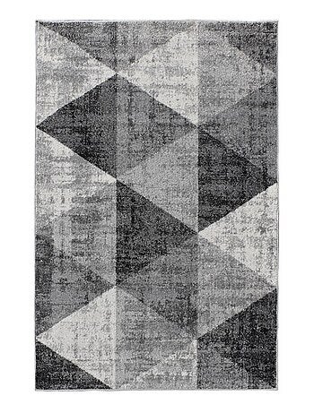 Tapis salon et chambre tissé motif géométrique SOLTAM