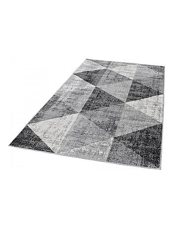 Tapis salon et chambre tissé motif géométrique SOLTAM