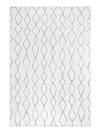 Tapis salon et chambre tissé motif géométrique SPATA