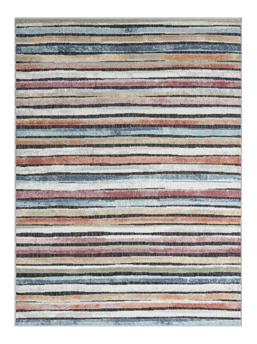 Tapis salon et chambre tissé motif géométrique SUN B - Kiabi