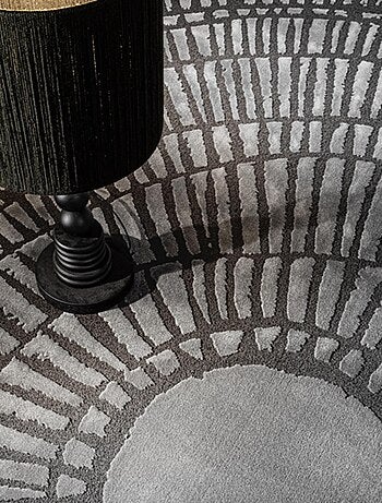 Tapis salon et chambre tissé motif géométrique TOSCANA