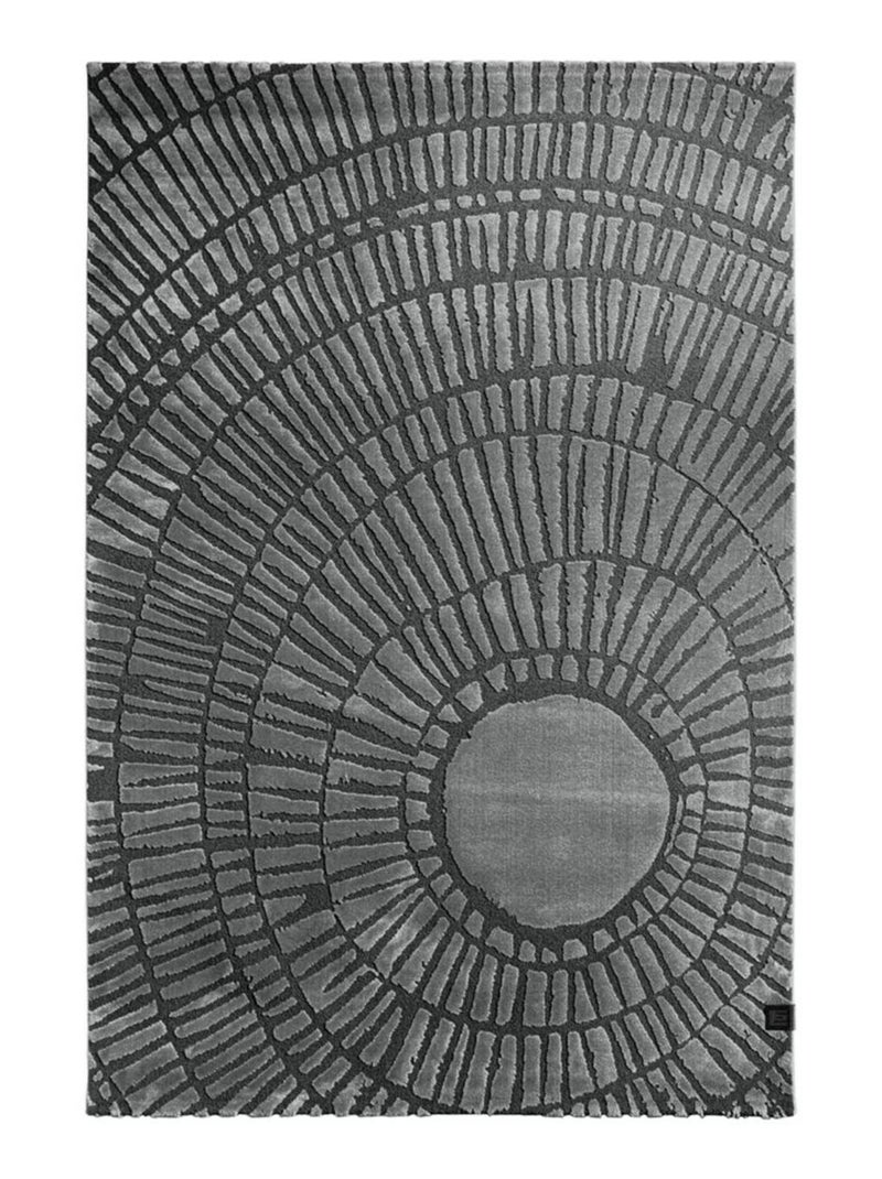 Tapis salon et chambre tissé motif géométrique TOSCANA Gris - Kiabi
