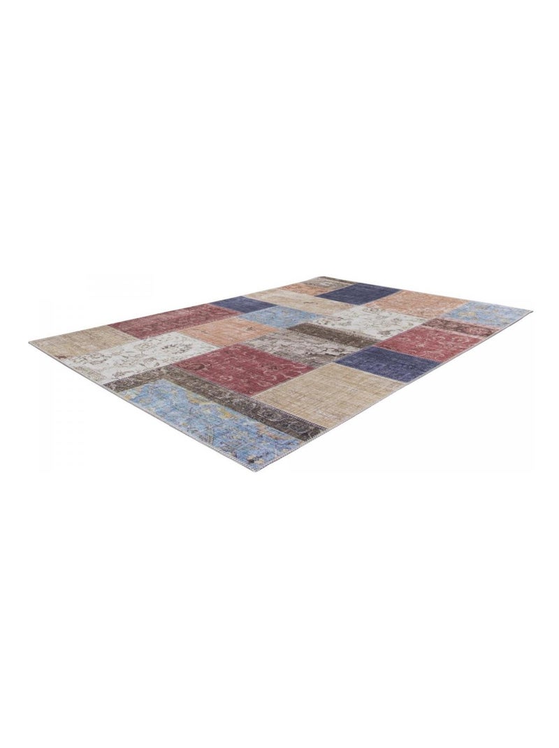 Tapis salon et chambre tissé motif géométrique VIVACE 9 Multicolore - Kiabi