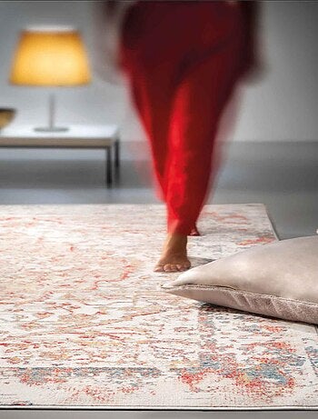 Tapis salon et chambre tissé motif oriental AKHIR
