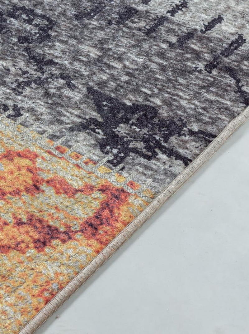 Tapis salon et chambre tissé motif oriental AKIOK Multicolore - Kiabi