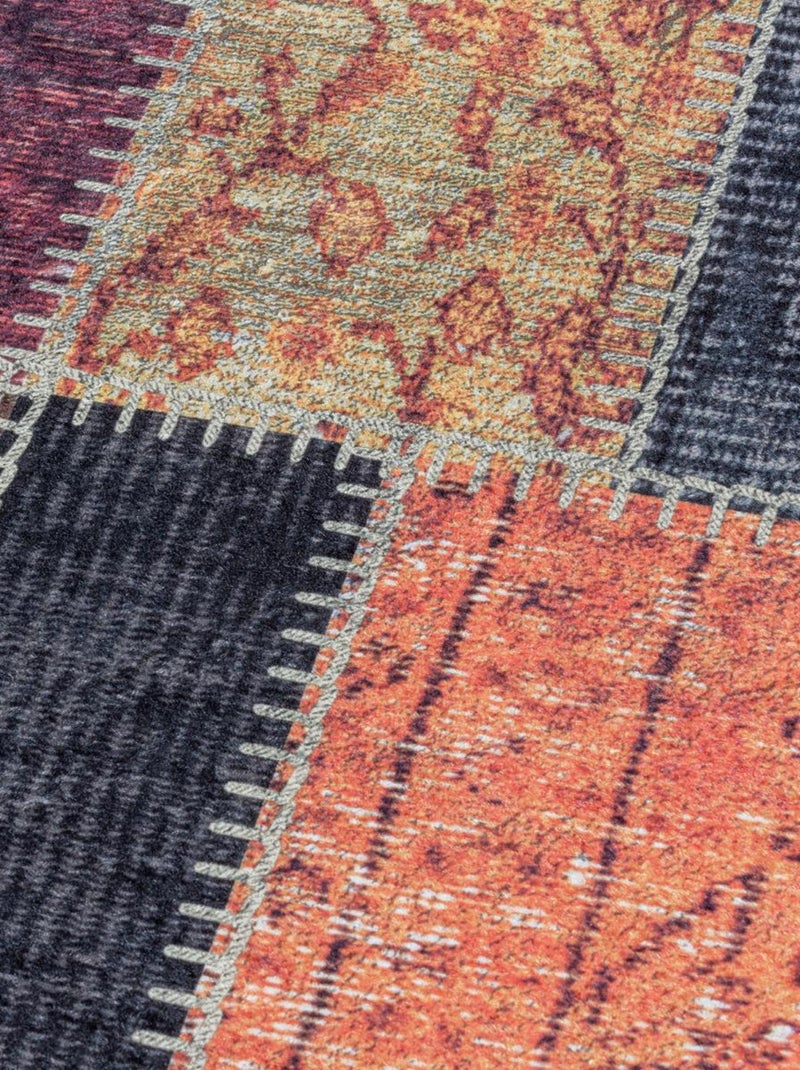 Tapis salon et chambre tissé motif oriental AKIOK Multicolore - Kiabi