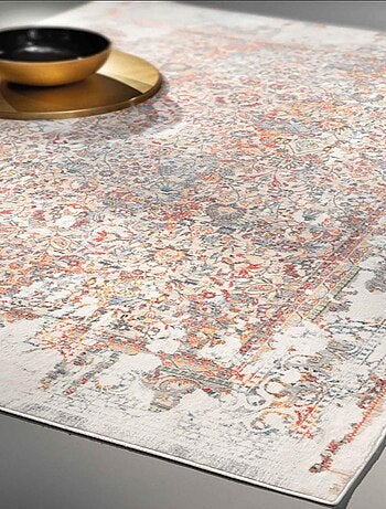 Tapis salon et chambre tissé motif oriental Baia