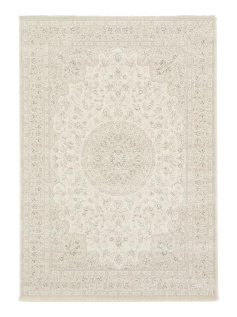 Tapis salon et chambre tissé motif oriental LUCEN 7 Ecru - Kiabi