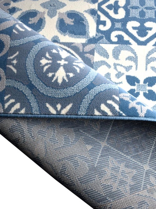 Tapis salon et chambre tissé motif oriental LYN49 TCHIMETO - Kiabi