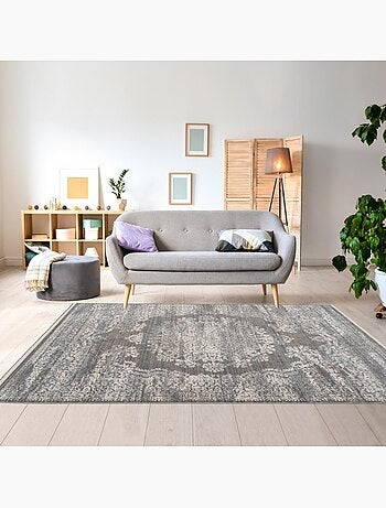 Tapis salon et chambre tissé motif oriental MEDALLIA