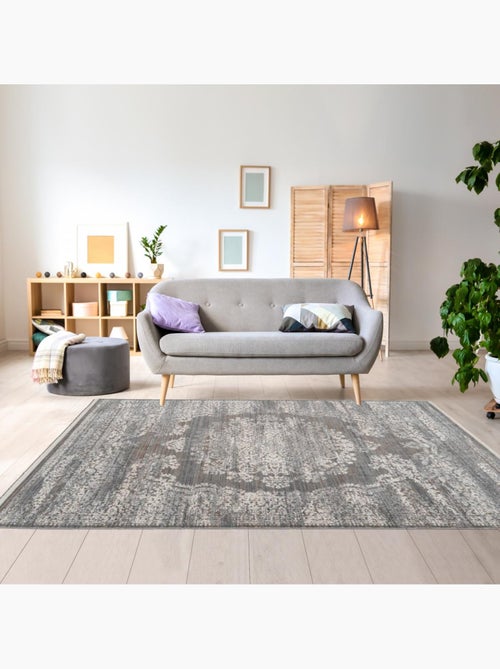 Tapis salon et chambre tissé motif oriental MEDALLIA - Kiabi