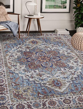 Tapis salon et chambre tissé motif oriental NIKEL