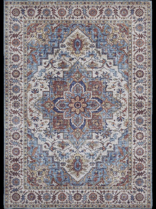 Tapis salon et chambre tissé motif oriental NIKEL - Kiabi