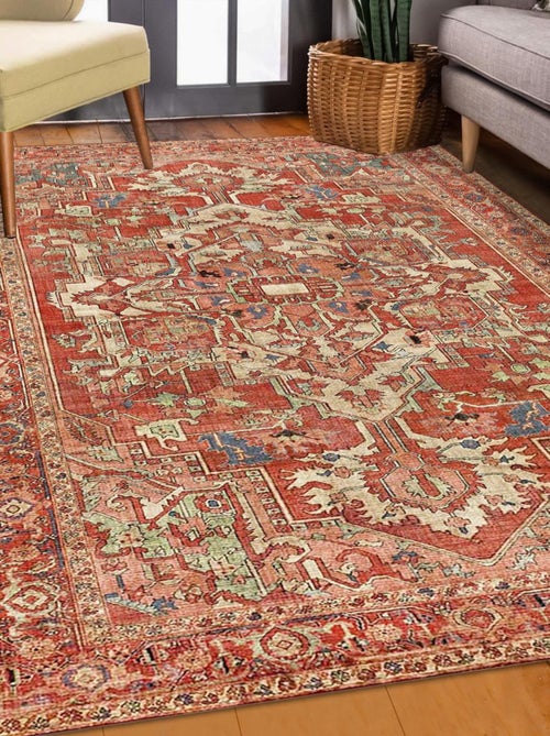 Tapis salon et chambre tissé motif oriental VIVACE 4 - Kiabi