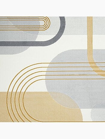 Tapis chambre tissé motif rétro-vintage lyn49 courbla
