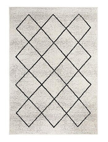 Tapis salon et chambre tissé motif scandinave BALANIA