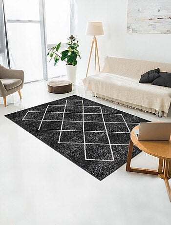Tapis salon et chambre tissé motif scandinave BALANIA